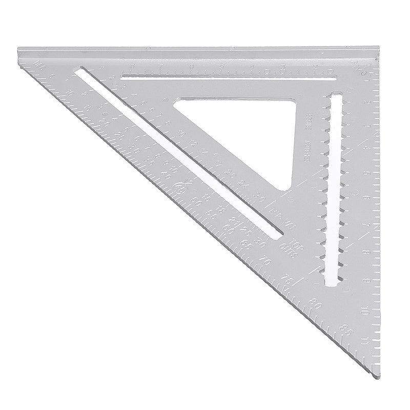 12inch Aluminum Alloy Right Angle Triangle Ruler Protractor Framing Measuring Tools