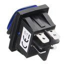 On-Off-On 4 Pin 12V LED Light Rocker Toggle Latching Switch Waterproof For Car Boat