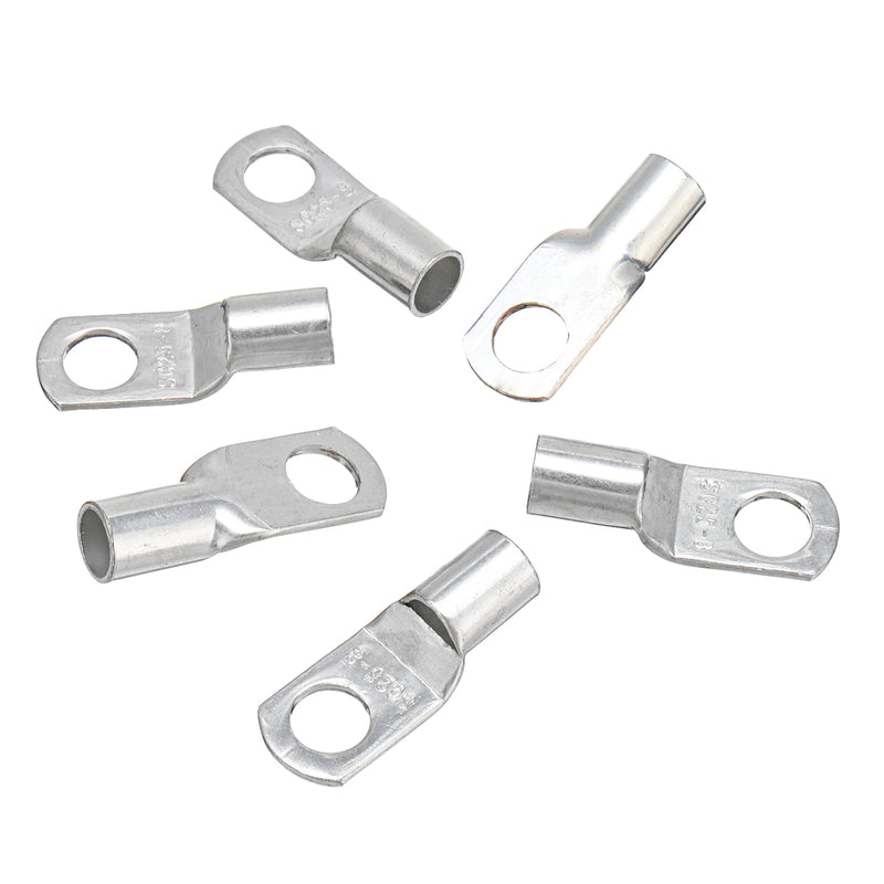 12 Pcs 3AWG Copper Cable Lugs 25-8mm 5/16" Electrical Terminal Block Wire Connectors