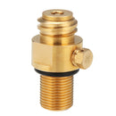 M18*1.5 Thread Replacement Valve CO2 Tank Brass Pin Valve For Soda Stream