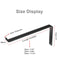 20/25/20cm Rustic Scaffold Board Wall Shelf Bracket Heavy Duty Industrial Shelving Brackets