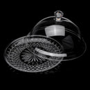 Transparent Cake Stand Dome Lid Cover Cup Cake Pastry Food Display Serving Plate