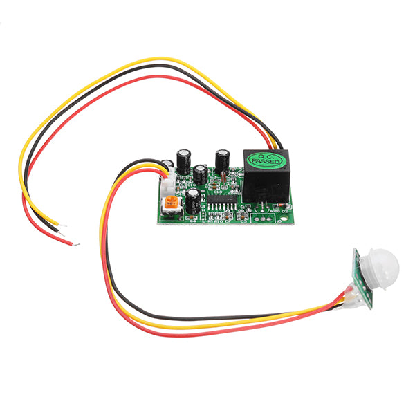 5pcs DC 12V 3-Wire Human Body Induction PIR IR Pyroelectric Infrared Sensor Module Relay Control Out