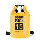 2/5/10/15/20/30L Waterproof Bag Dry Sack Backpack Swimming Sport Camping Dry Wet Storage Bag