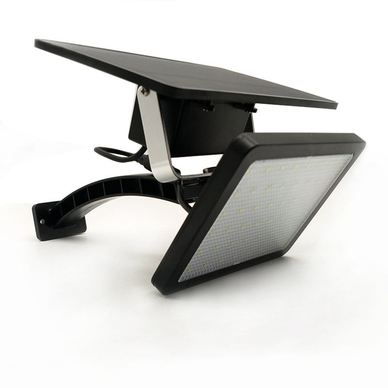 Solar Panel LED Light Sensor Wall Street Lamp  Adjustable Floodlight Waterproof For Outdoor Lawn Garden