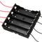 DIY 4 Slot 18650 Battery Holder With 8 Leads