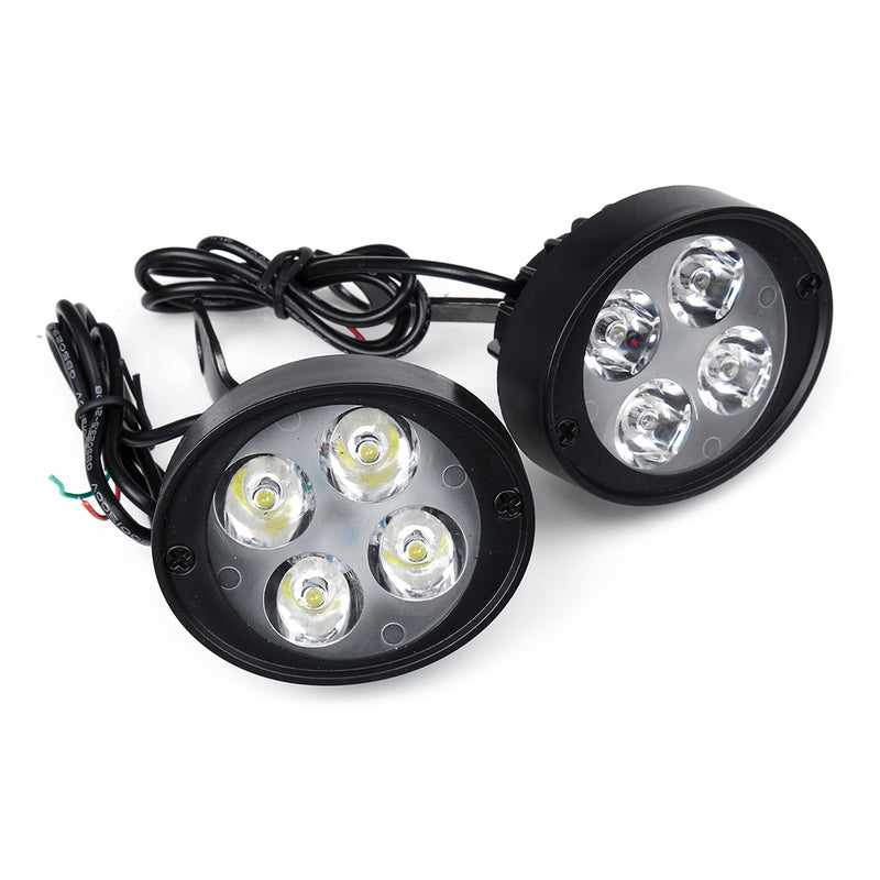 7 Inch Motorcycle Headlights Super Bright LED DRL Bulb With Switch