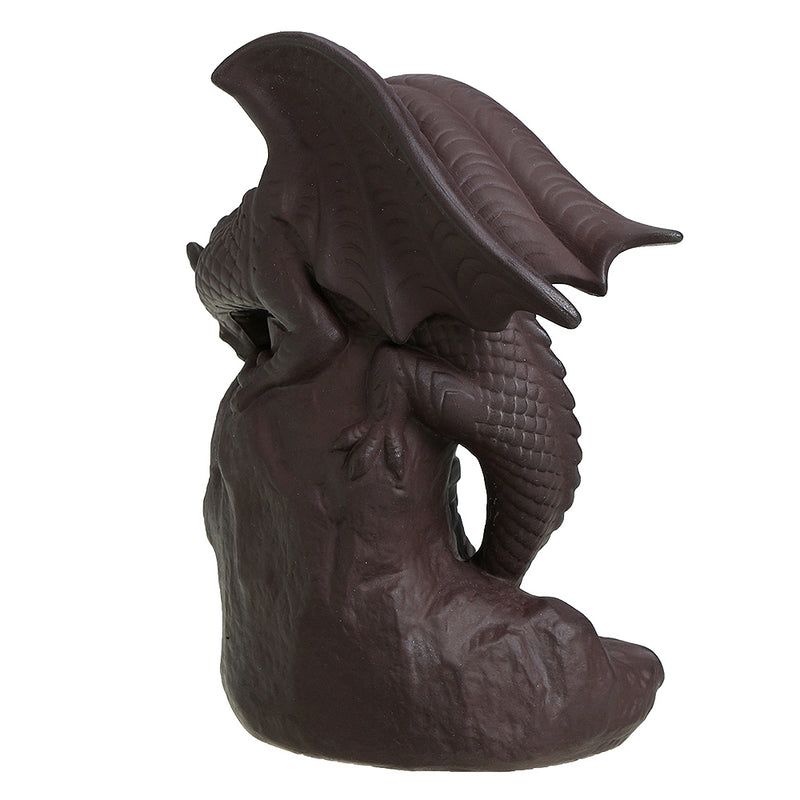 Ceramic Dragon Handicraft Backflow Censer/Holder Incense Burner Home Decor