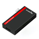 Rocketek UTC738 3-IN-1 Type-C Smart Card Reader with SD TF CAC Bank SIM Card Slot