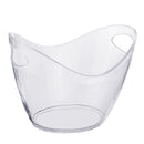 4L Plastic Transparent Garden Super Large Ice Bucket Bar