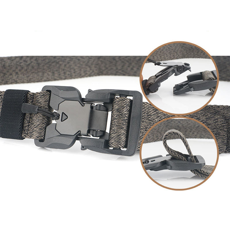 AWMN SS5 125cm Magnetic Buckle Belt Heavy Duty Military Tactical Belt Adjustable Polyester Nylon Belt Waist Belt