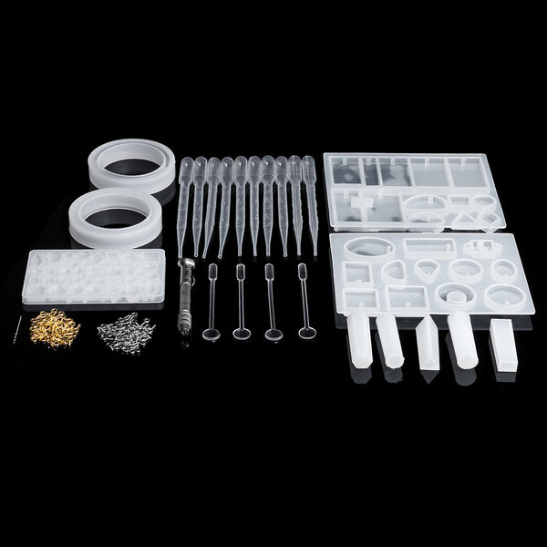125CS DIY Bracelet Pendant Epoxy Mold Set Jewelry Pendant Silicone Mould Craft