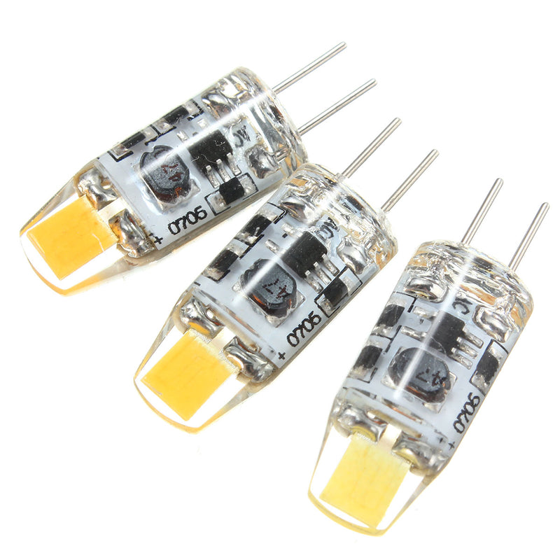 G4 1.2W LED Bulb 120Lm COB Pure White Warm White Natural White Light Lamp Bulb DC12V