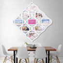 Chinese Knot 9 Image Family Photo Frame Collage Picture Wall Hanging Decor Wedding Gift