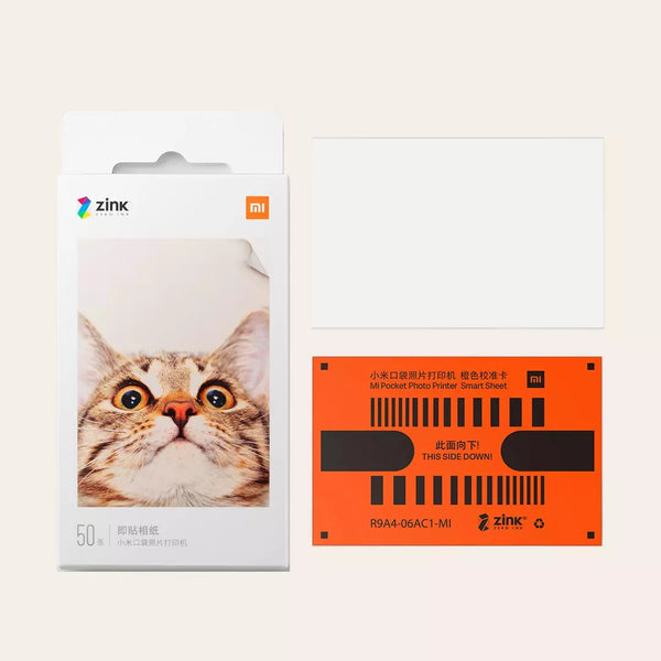 XIAOMI ZINK Pocket Printier Self-adhesive Photo Print Paper 20/50 sheets for XIAOMI 3-inch Mini Pocket Photo Printer
