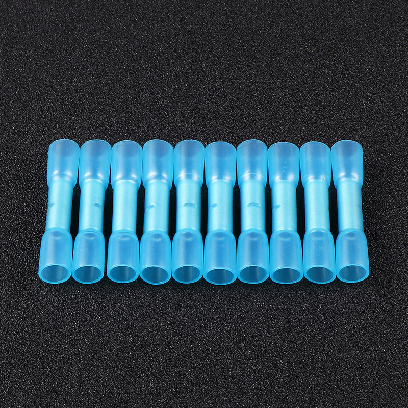 10Pcs Heat Shrink Tube Solder Sleeve Butt Connectors Wire Soldering Terminal Kit