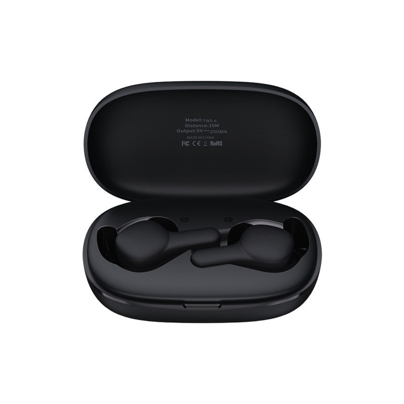 REMAX TWS-6 Dual bluetooth 5.0 Wireless Stereo Headphones Touch HiFi Long-Lasting Waterproof Earphone with Mic for Xiaomi Huawei
