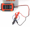 FOXSUR 12V 5A Pulse Repair LCD Battery Charger Red For Car Motorcycle Agm Gel Wet Lead Acid Battery