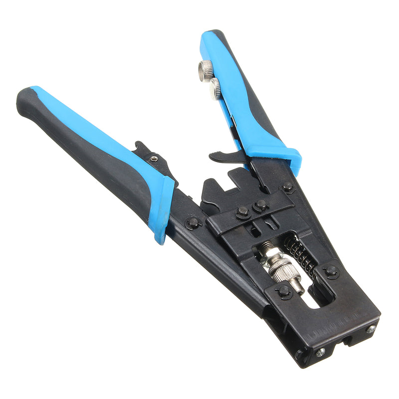 Crimper Pliers Tool Coax Compression Crimping Cable Connectors Wire Plier RG59/RG58/RG6 BNC/RCA/F