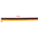 M-Sport Grille Grill Vinyl Strip Sticker Decal For BMW M3 M5 E46 E90 German Flag