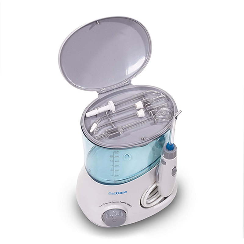Water Flosser 600ml Dental Oral Irrigator Teeth Cleaner for Personal Braces Care Teeth Cleaning 7 Multifunctional Jet Tips and 10 Adjustable Water Pressure Perfect for Family