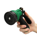 Green Car High Pressure Washer Hose Pipe Metal Nozzle Water Spray Garden Lawn