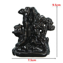 Ceramic Backflow Incense Cone Burner Holder Mountain Fragrance Fragrant Home Censer Decor