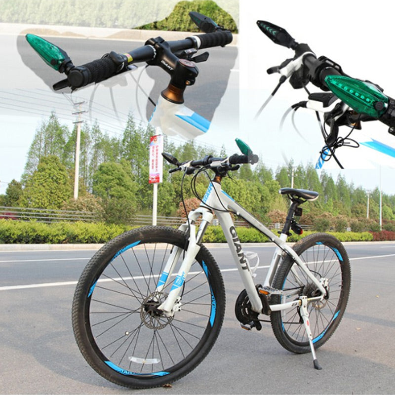 Xmund XD-BL1 1 Pair 130dB Deputy Horns Warning Lights Bike Handlebar Grips Light Waterproof USB Charging