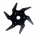 Upgraded Black 6 Teeth Blade Trimmer Head Grass Trimmer Brush Cutter Blade for Lawnmower