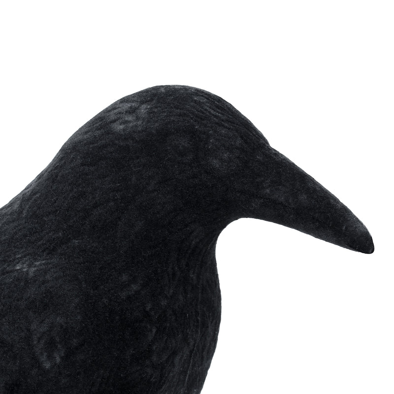 Crow Hunting Decoy Scare Bird Away Scarecrow Realistic Animal Scarer Decoration