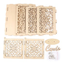 Rustic Wedding Card Box Birthday Party DIY Wooden Gift Case With Lock Weddings Decor