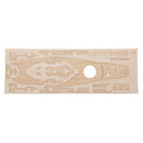 Wooden Deck With Anchor Chain For Tamiya 78029 1:350 USS Battleship BB-63 Model