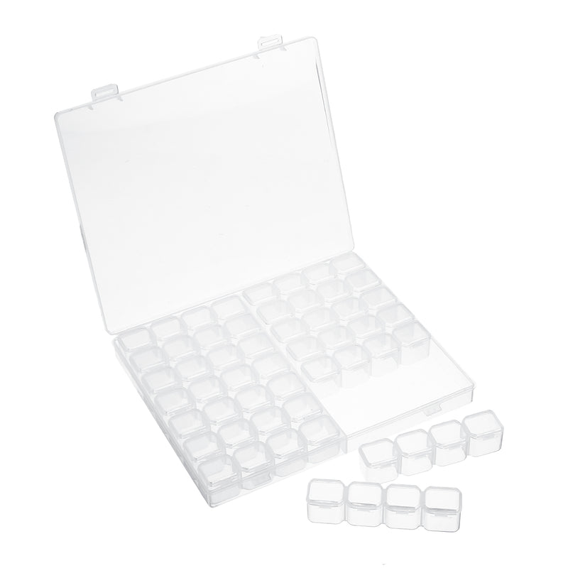 56 Slots Plastic Jewelry Storage Box Diamond Painting Tool Box Embroidery Case