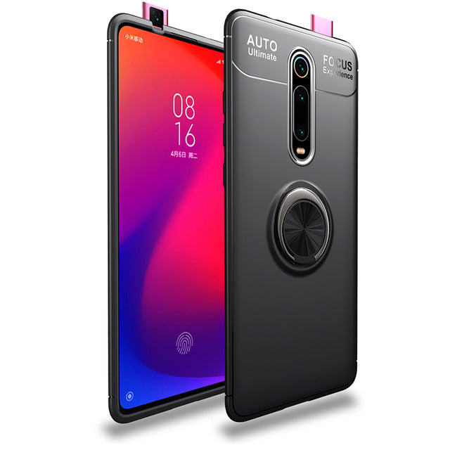 Bakeey Shockproof Magnetic Adsorption Protective Case with Finger Ring Holder for Xiaomi Mi 9T / Xiaomi Mi9T PRO / Xiaomi Redmi K20 / K20 PRO