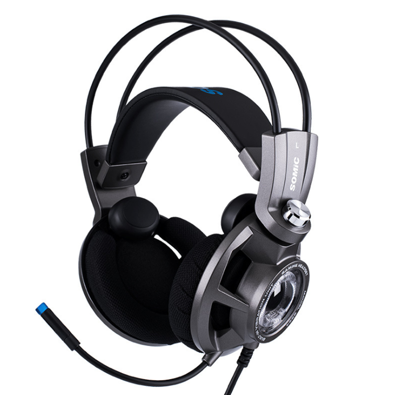 SOMiC G954 Virtual 7.1 Surround USB Gaming Luminous Headphone Headset With Microphone for Computer Profession Gamer