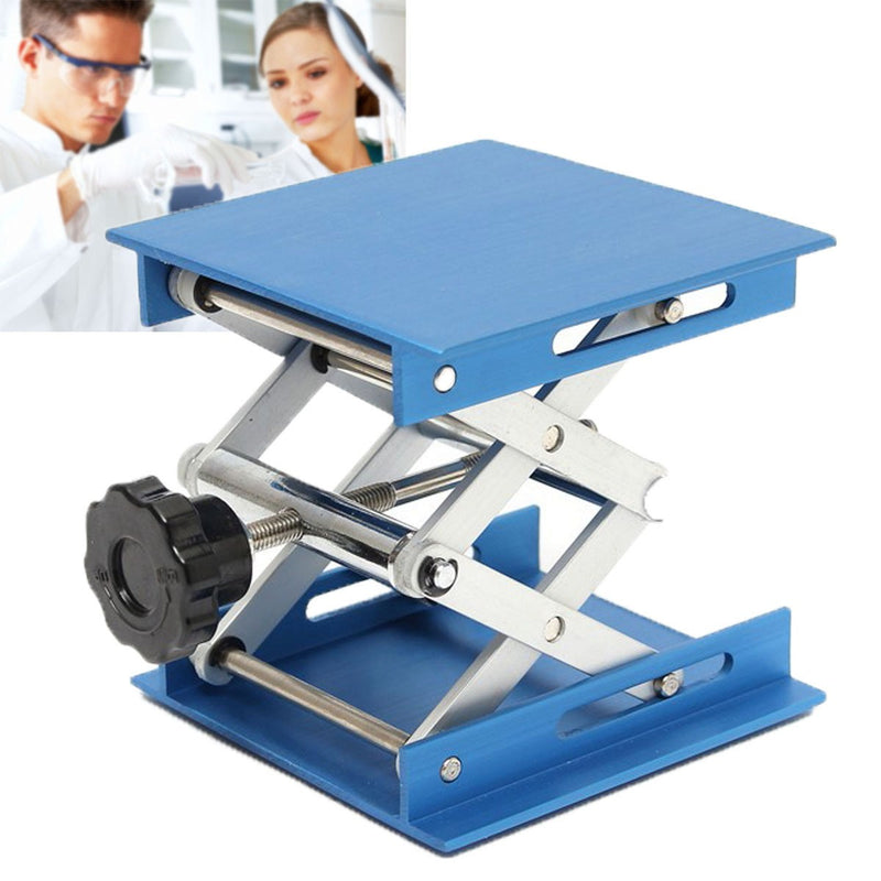 4inch Aluminum Lifting Platforms Stand Rack Scissor Lab-Lifting Oxide Lab Jack Stand Scissor
