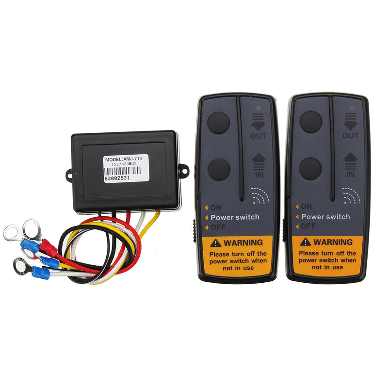 2.4G 12V Digital Wireless Winch Remote Control Recovery Kit For Jeep SUV