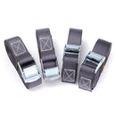 4 Pcs 16-foot-by-1-inch Sturdy Tie Down Straps Heavy Duty Lashing Strap Car Luggage Cargo Trailer
