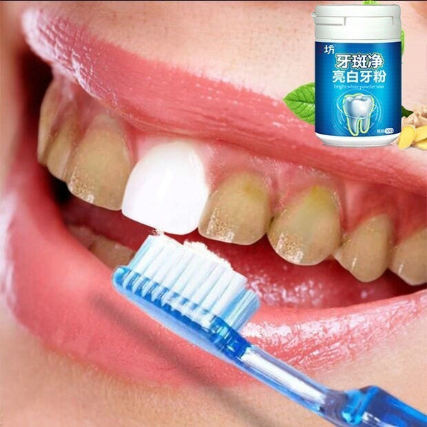 Whitening Light Yellow Tooth Washing Powder