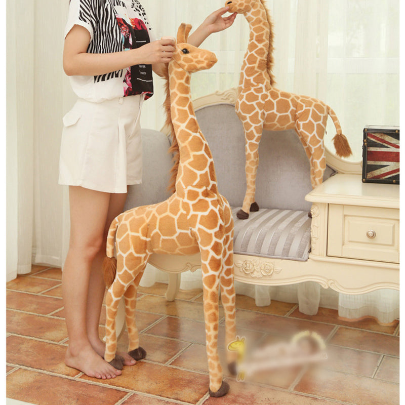 Plush Giraffe Kid Toys Giant Large Stuffed Animal Doll Xmas Gift 60/70/120CM
