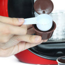 8Pcs Set Refillable Coffee Capsules for Dolce Gusto Reusable Brewers Refill Coffee Cup Filter