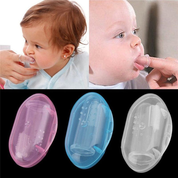 1Pc Baby Finger Toothbrushes Holder