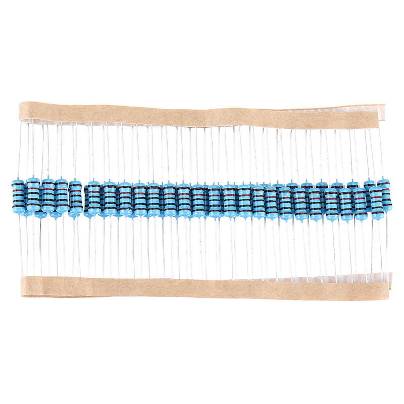 50pcs 1W Metal Film Resistor 1% 10K ohm