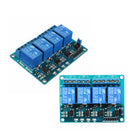2Pcs Geekcreit 5V 4 Channel Relay Module PIC ARM DSP AVR MSP430 Blue