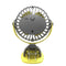 DC 5V 3W USB Clip on Fan Mini 4 Gear Speed Adjustable 4000mAh Battery Protable Fan For Office Desktop Travel Home