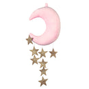 White Pink Moon Cloud And Star Baby Bed Hanging Room Decorations Accessories Nursery Decor Drop