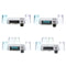 UV Ultraviolet Toothbrush Sterilizer Holder Toothpaste Squeezers Dispenser With Cup