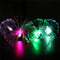 Battery Powered 2.5M 10 LED Fiber Fairy String Light For Wedding Party Christmas Decoration
