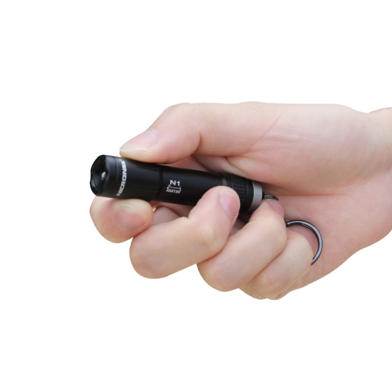 NICRON N1 AAA EDC Flashlight Mini KeyChain Light Waterproof LED Mini Torch Work Lamp Outdoor Hunting Camping Emergency Lantern