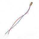 50 pcs DC 5V 5mW 650nm 6mm Laser Dot Diode Module Red Copper Head Tube